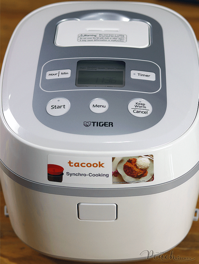 Beef Gyudon + Rice Using Tiger Tacook Rice Cooker The Peach Kitchen